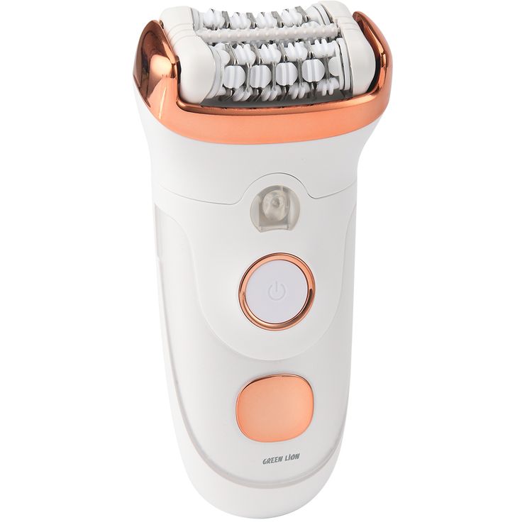 Green Lion 2-in-1 Epilator with Shave & Trim & Epilate Function, Cleaning Reminder, Stainless Steel Blades, 8500RPM Motor, Ergonomic Design, 400mAh Battery Capacity. Digital Display - White