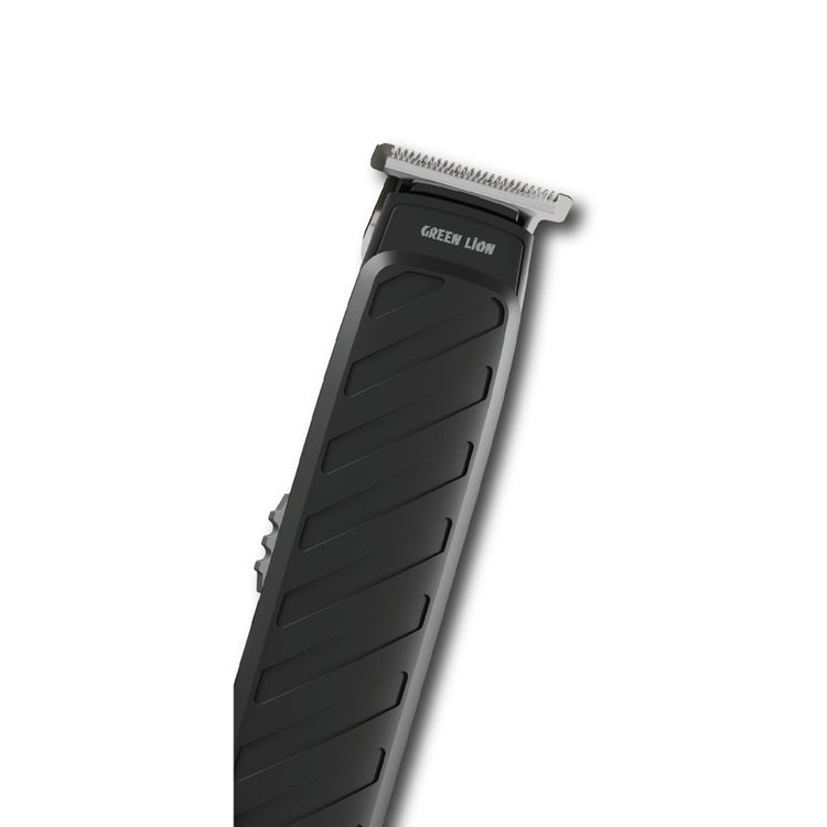 Green Lion Trim Core 3 with Hair, Beard& Nose Trimmer Head, Textured Grip, Storage Base, Type-C Charging, 7200RPM Range, 90 Minutes Working Time, Corded & Cordless Function - Black