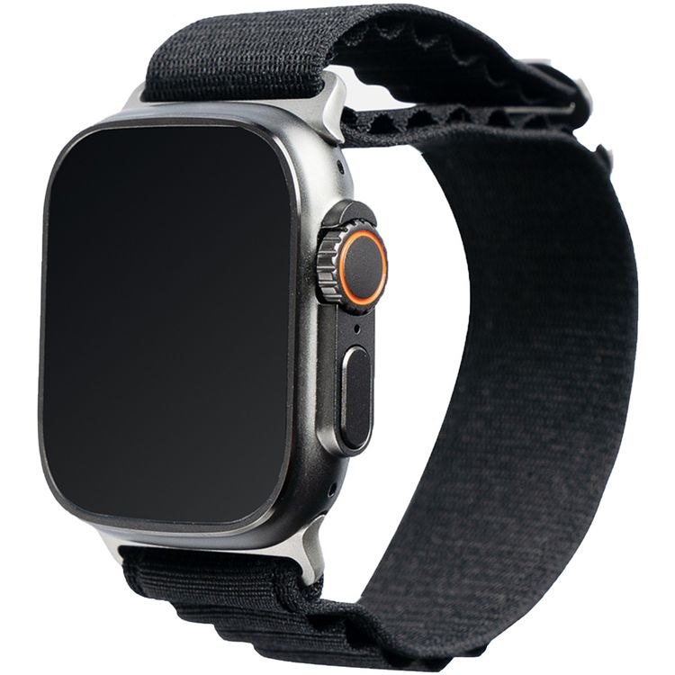 Green Lion Ultra Smart Watch with 10 Days Standby + An Extra Strap  - Black