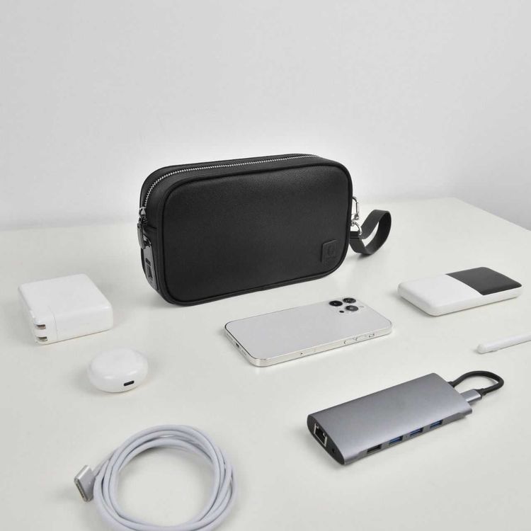 Green Lion Elegant Smart Security Pouch - Black