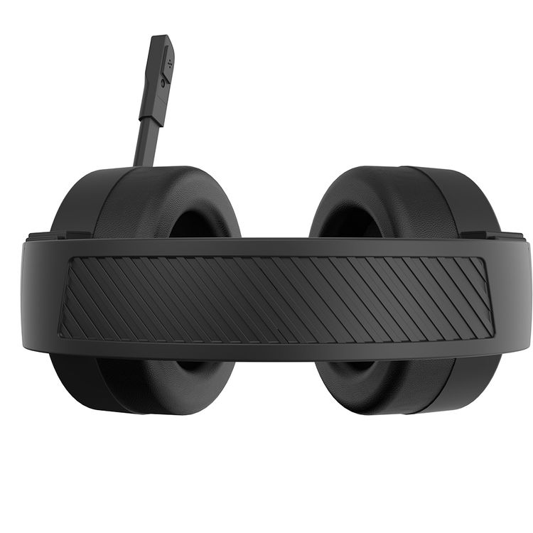 Green Lion GP27X Gaming Headphone with Noise Canceling Microphone, Hight Definition Audio, 3 Color Lights, 3.5mm Audio Jack, 360° Free Bending, Comfortable to Wear - Black