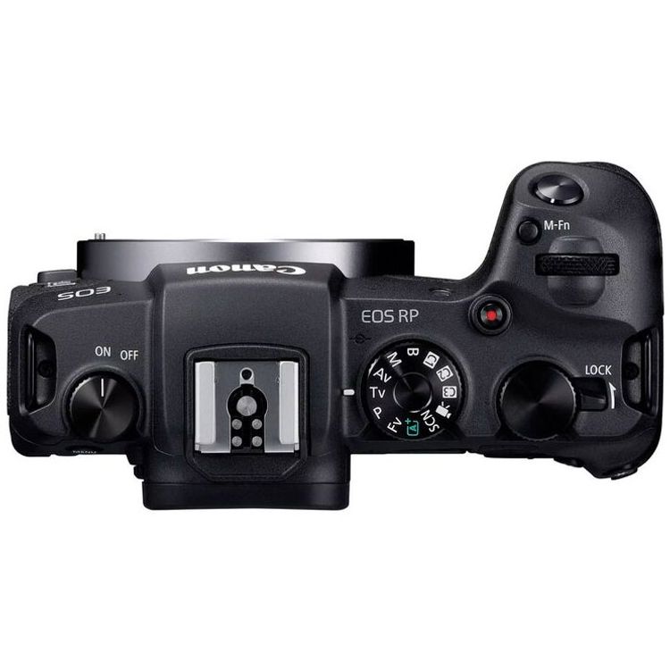 Canon EOS RP Mirrorless Camera + RF 24-105mm F4-7.1 IS STM Lens + RF 50MM F1.8 STM Lens - Black