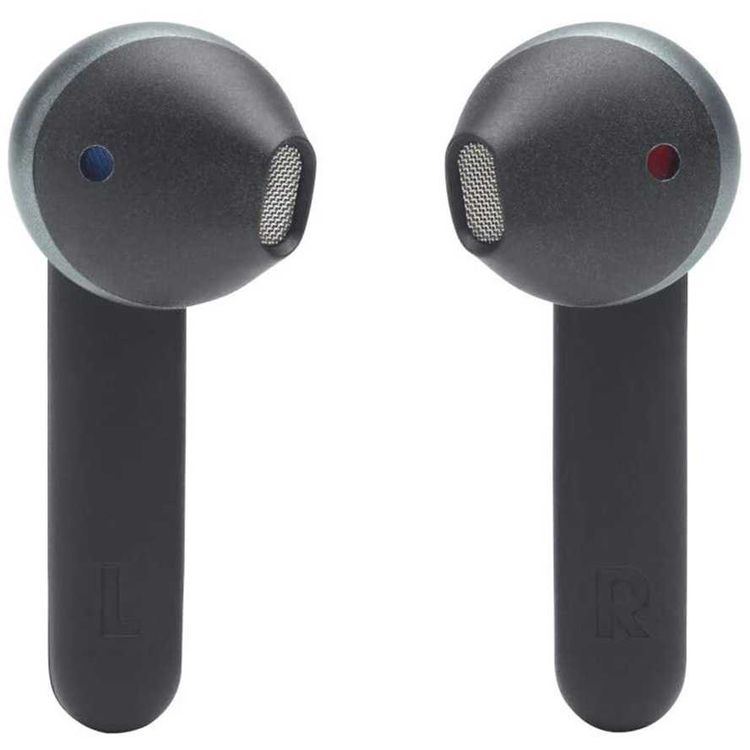 JBL T225 True Wireless Earbud Headphones, Pure Bass Sound, Bluetooth, 25-hours Battery Life, Dual Connect, Native Voice Assistant - Black