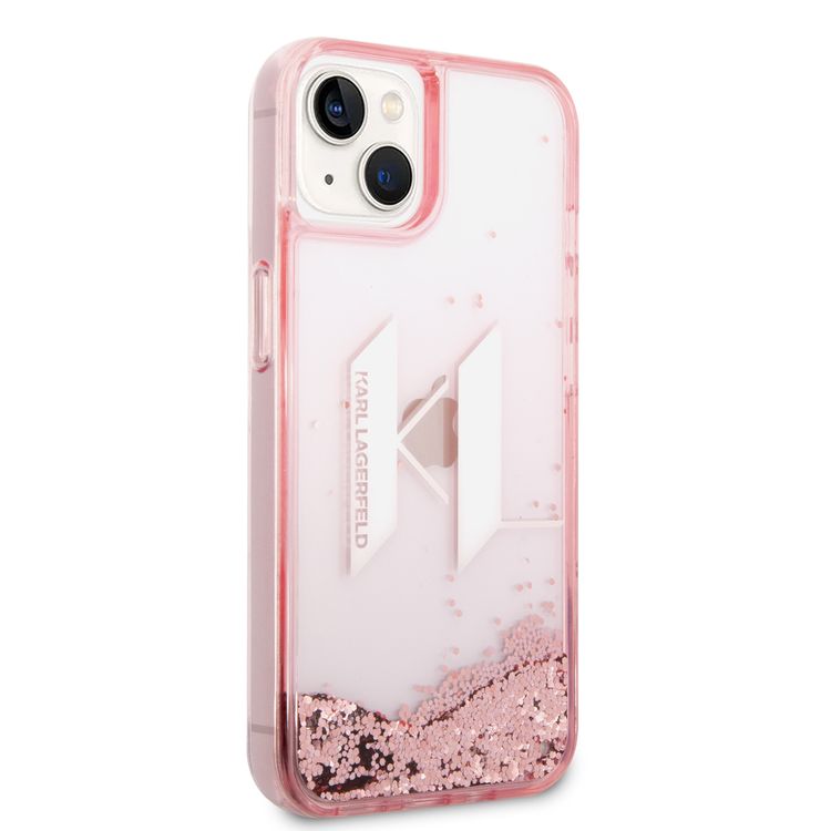 Karl Lagerfeld Liquid Glitter Case Big KL Logo