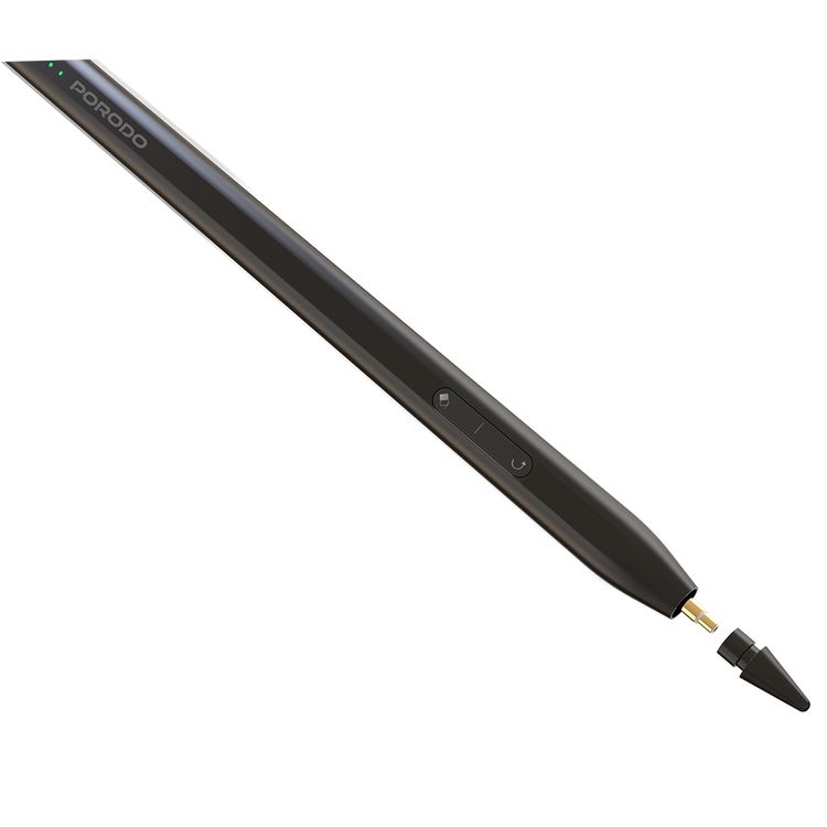 قلم بورودو المغناطيسي لجهاز آيباد، حجم سن 1.2 مم، يعمل بشكل مستمر لمدة 9 ساعات، مصنوع من سبيكة الألمنيوم، منفذ شحن USB-C، بطارية 130mAh، متوافق مع موديلات الآيباد من 2018 إلى 2024، بدون تأخير، شحن سريع - أسود
