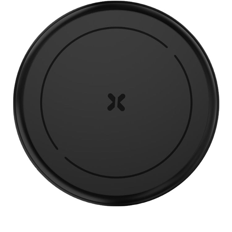 Porodo Magnetic Wireless Charging Pad with Retractable USB-C Output, 15W Fast Charging Mode, 90cm Cable Length, 10W Wireless Charging, Strong Magnetic Grip, Universal Compatibility, Portable & Compact Design - Black