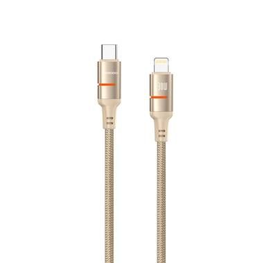 Porodo كابل USB-C إلى Lightning LED مع توصيل طاقة 30 واط،...