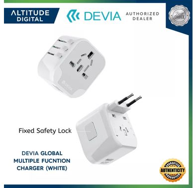 Devia Global Multiple Function Charger - White