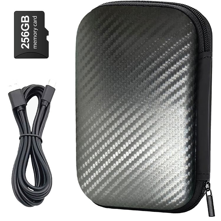 Porodo Gaming 4" Square Display Retro Handheld Game Console, 4000mAh Lithium Polymer Battery, 10 Hours Battery Life, 1GB RAM, Quad-Core Performance, Multi-System Support - Black