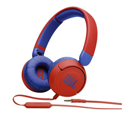 JBL JR310 On-Ear Wired Headphones For Kids - Red/Blue