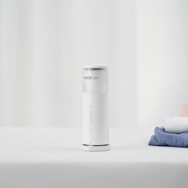 Green Lion 3 in 1 Portable Mini Wireless Cordless Steam Iron - White