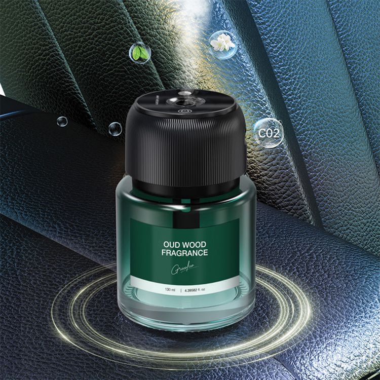 Green Lion Oud Wood Fragrance Diffuser with 130mL Capacity, 3 Spray Modes, Touch Control, LED Indicator, 20m² Area coverage, 4 Hours Working Time, Type-C Charging Port, 0°C-60°C Operation Temperature, 1.5W Power, 1 Hour Charging Time - Green