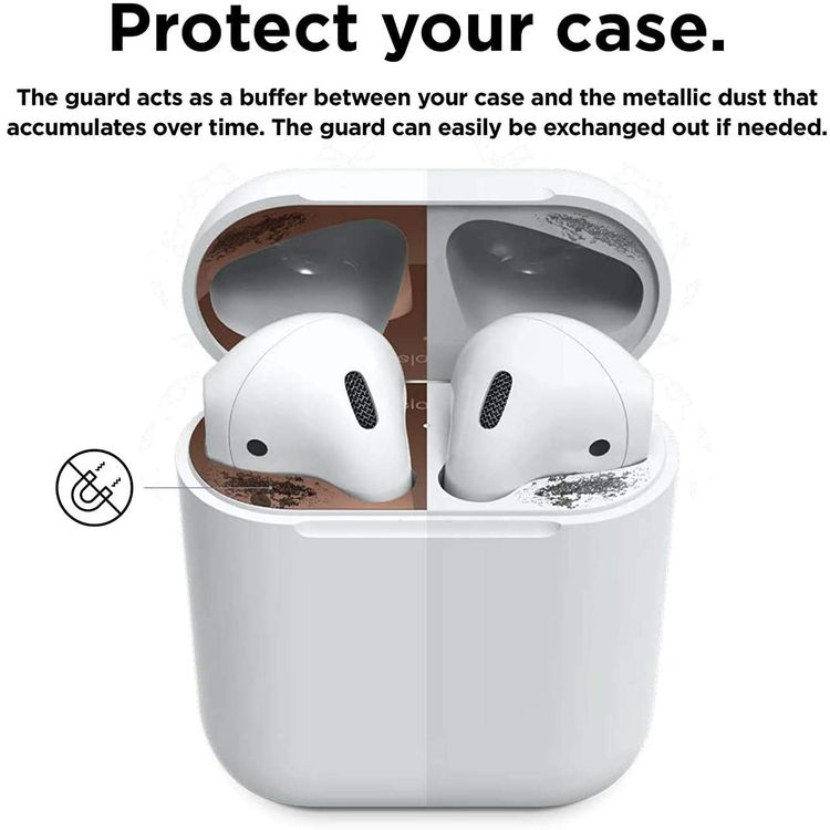 واقي الغبار Elago Dust Guard لأجهزة Apple Airpods (مجموعتان) - ذهبي وردي