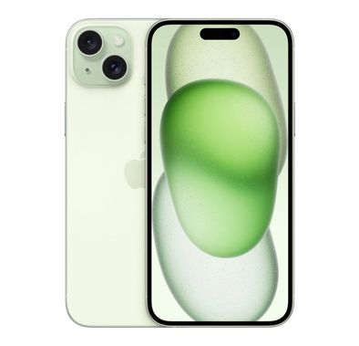 Apple iPhone 15 Plus with 256GB Capacity, 6.7-inch Screen Size, Dual eSIM, 48MP Camera Resolution, A16 Bionic Chip, USB-C Connector Type, 5G Network Technology, Splash, Water & Dust Resistant - Green