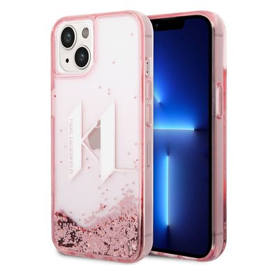 Karl Lagerfeld Liquid Glitter Case Big KL Logo