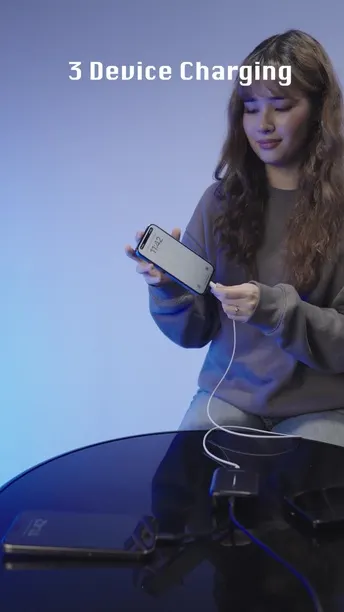 باور بانك باورولوجي 20000 مللي أمبير في الإمارات العربية المتحدة | شحن 3 أجهزة - لون أسود | (PPBCHA67-BK)