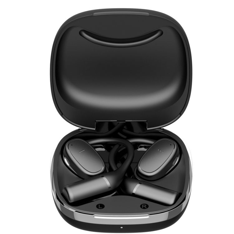 Powerology Open-Ear Wireless Stereo Earbuds - Black