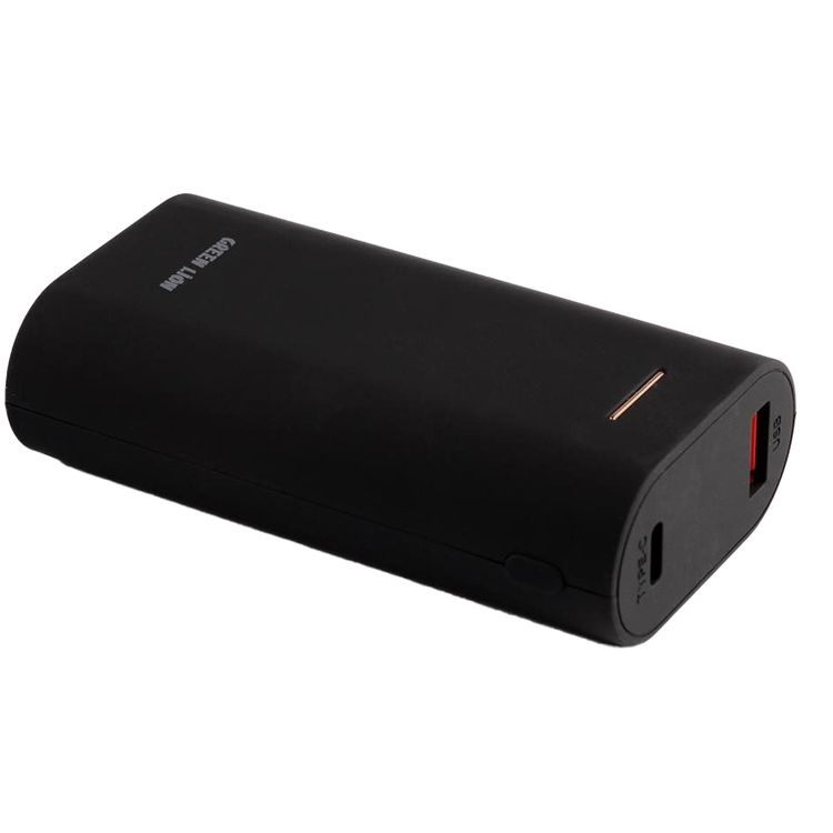 Green Lion Compact Power Bank 10000mAh, PD 20W, Lithium Ion, Material: ABS+PC, Fast Charging - Black