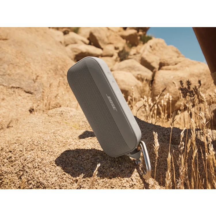 Bose Soundlink Flex II ( 2nd Gen) Bluetooth Speaker, Portable, Bluetooth 5.3, IP67, Google Fast Pair, Built-in Microphone for Calls - Sandstone