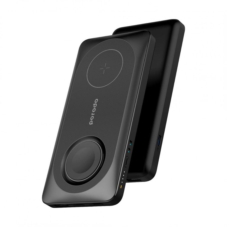Porodo Multi-Device 10000mAh 20W Super-Slim MagSafe Power Bank - Black