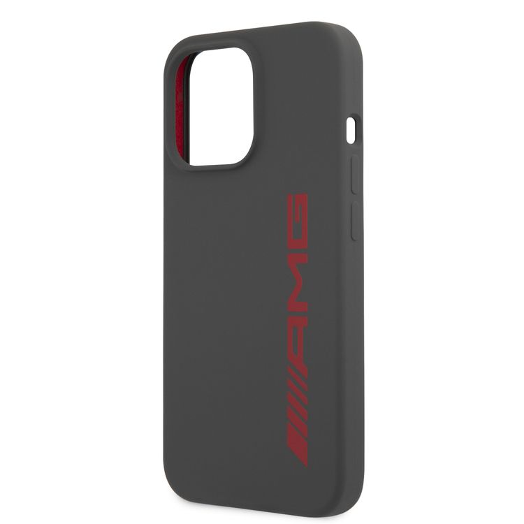 CG MOBILE AMG Liquid Silicone Case with Big Logo Compatible for iPhone 13 Pro (6.1") Easy Access to All Ports, Shock-Absorption, Anti-Scratch, & Drop Protection
