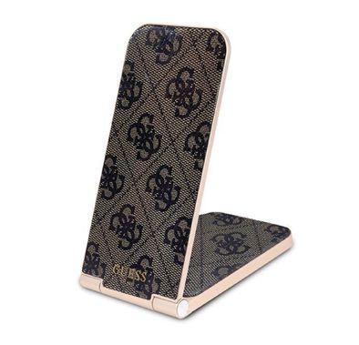 Guess Magnetic Desk Charger 15W 4G Pattern - Brown