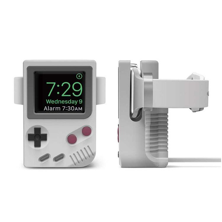 Elago W5 Stand Compatible for Apple Watch, Cute Designed Stand for Smartwatch, Convenient, Easy to Use, Durable, Charming Stand Display, Unisex, for Home, Office-Light Gray