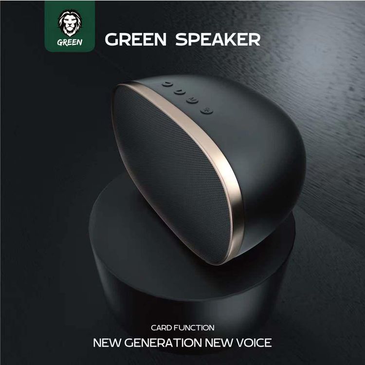 Green Lion Milan HiFi Smart Wireless Bluetooth Speaker, Musical Glass 3G Speaker, Simple & Excellent Sound, Shock Bass with Great Drive - Black