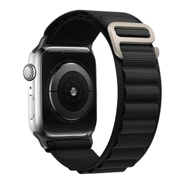 Pawa California Alpine Loop Watch Strap Ultra/Series 8 49/45/44/42MM - Black