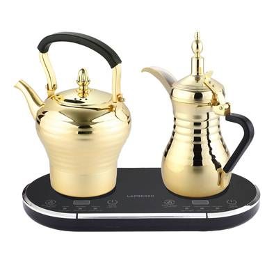 LePresso Electrical Arabic Coffee and Tea Dallah with Tea...