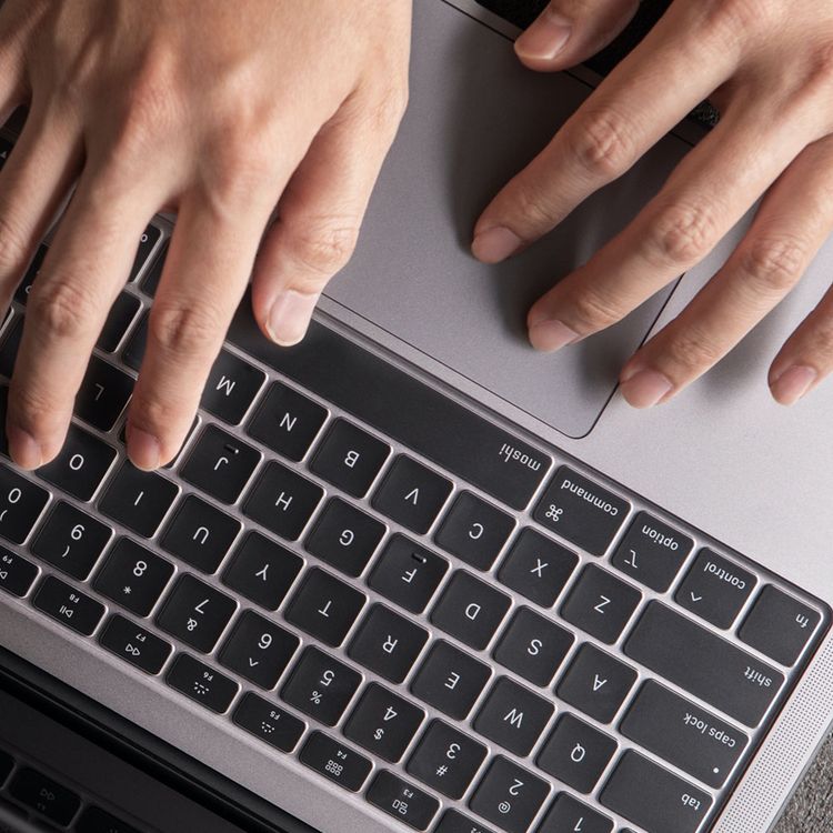 Moshi MSHI-H-021928 ClearGuard Keyboard Protector for MacBook Air 2020, EU layout, Ultra-thin, Premium material - Clear