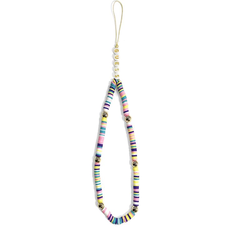 Guess Phone Strap Heishi Beads 25cm