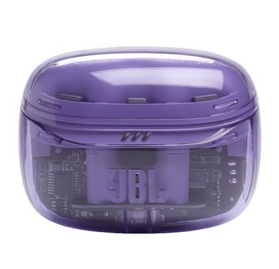 JBL Tune Beam 2 True Wireless Noise Cancelling Earbuds with Multi-Point Connection & Fast Pair Enabled by Google, JBL Headphones App, 48 Hours Battery Life - Ghost Purple