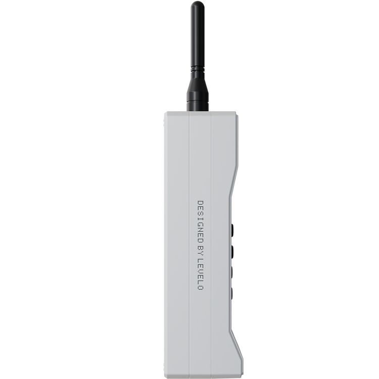 Levelo Revolt 20000mAh Walkie Talkie Power Bank with 1.5km Communication Distance, Laptop Charger, LED Detachable Antenna, PD 100W Total Output, Safety Protection, Type-C In/Out, LED Display, Voice Recorder - White