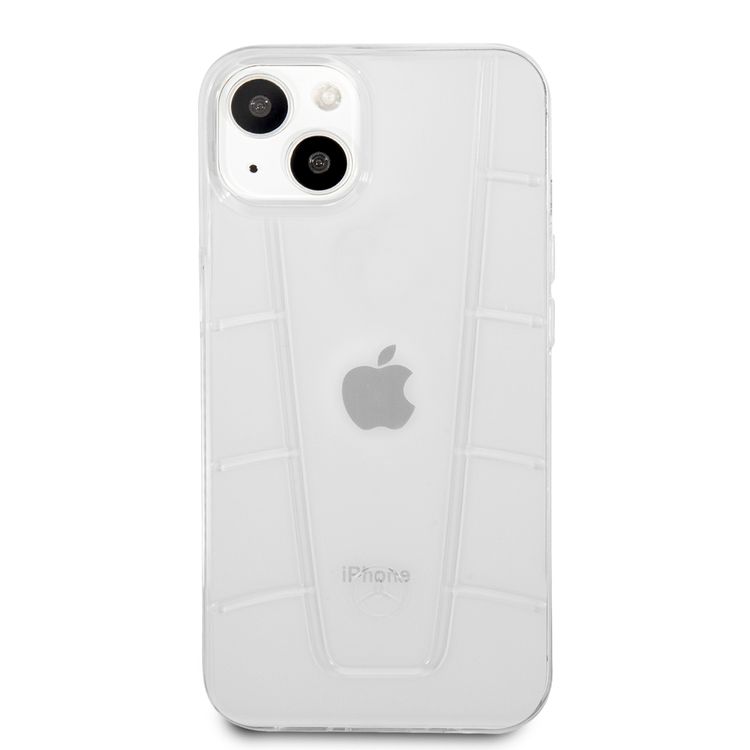 CG MOBILE Mercedes Benz Gradient Embossed 2 Case Compatible for iPhone 13 (6.1") Easy Access to All Ports, Anti-Scratch, Shock Absorption