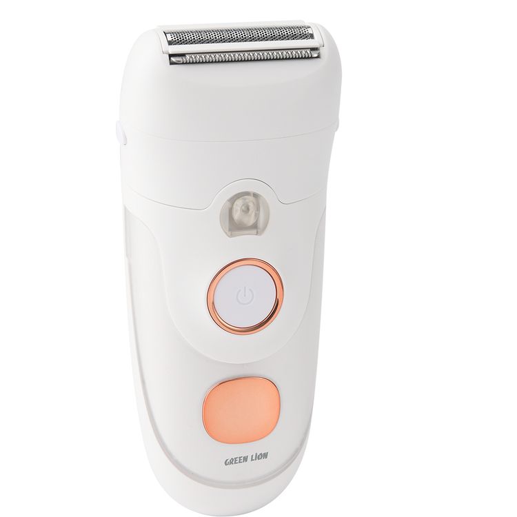 Green Lion 2-in-1 Epilator with Shave & Trim & Epilate Function, Cleaning Reminder, Stainless Steel Blades, 8500RPM Motor, Ergonomic Design, 400mAh Battery Capacity. Digital Display - White