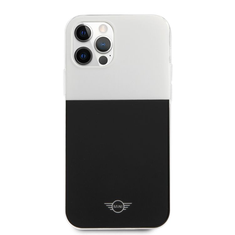 Mini Cooper PC/TPU Color Block Hard Case for iPhone 12 / 12 Pro (6.1") - White