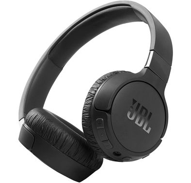 JBL T660 Over-Ear Wireless Bluetooth Headphone wit Noise-Cancelling, Pure Bass, 44-hours Battery Life with ANC on, Hands-free Calls,  Foldable Design - Black