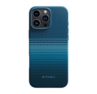 Pitaka Military Grade Case for iPhone 16 Pro, Military-Grade Shockproof Case, Built-in NFC, Raised Camera Lip, MagSafe Compatible - Moonrise