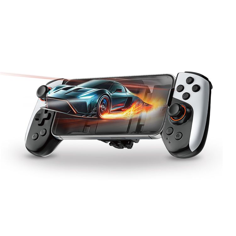 The Porodo Gaming Chillcore Coolling Game Controller with Active Cooling System, Customizable Macro Mapping, Multi-Platform, Universal Phone Compatibility, Wireless Connectivity, USB-C Charging Interface - Black