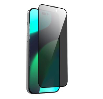 Devia van Series Full Screen Privacy Twice-Tempered Glass iPhone 14 Pro - Black
