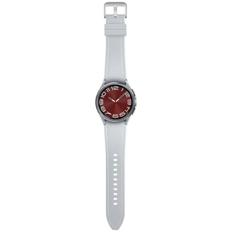 Samsung Galaxy Watch 6 Classic, 43mm Display, Fast Charge, NFC, Fall Detection &Emergency SOS Calling, Sleep Tracking, Personalized HR Zone - Silver 
