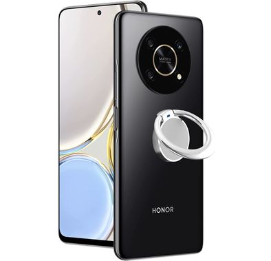 هاتف ذكي Honor X9 5G أسود 8 + 256 جيجابايت يعمل بنظام Android 11 مع كاميرا 48 ميجا بكسل وشاشة 6،81 بوصة وشحن سريع 66 وات مع بطارية 4800 مللي أمبير في الساعة - أسود