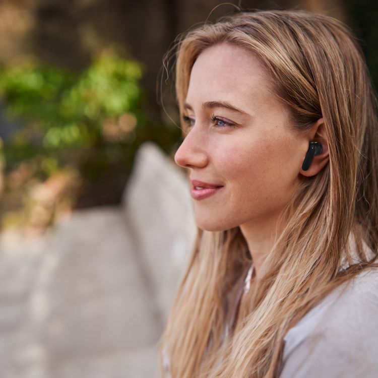 Green Lion Florence True Wireless Earbuds with Touch Control, Low Latency Mode, Voice Assistant, Quad -Mic with ENC Technology, Gaming Mode, Up to 6 Hours Play Time, 100 Hours Standby Time, Type-C Charging Port, Above 10m Transmission Range - Black