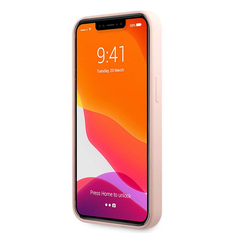 CG MOBILE Karl Lagerfeld Liquid Silicone Case Karl`s Head Compatible for iPhone 13 Mini (5.4") Shock & Scratch Resistant, Easy Access to All Ports, Drop Protection Back Cover