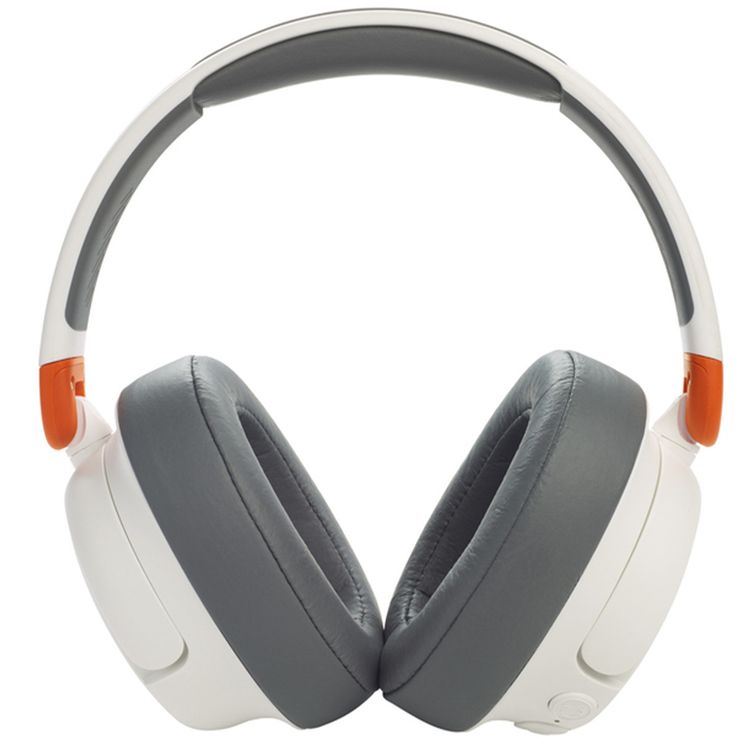 JBL Junior 460NC Wireless Kids Headphones with Active Noise Cancelling, Built-In Microphone, Multi-Point Connection, 30 Hours Battery Life - White
