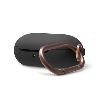 Elago Galaxy Buds Silicone Hang Case, Full Protection, Supports Wireless Charging, Anti-Slip Gel Pad, Durable Carabiner, Shockproof