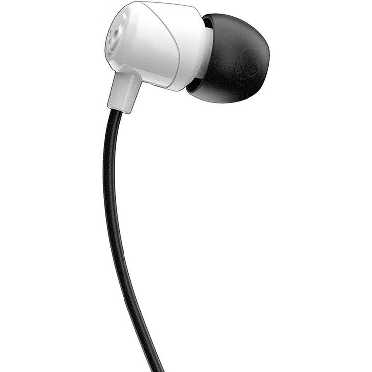 Skullcandy Jib In-Ear Headphones with Microphone & Remote for Hands-free Calls, Track Control, Noise-Isolating Earbuds - Black/White