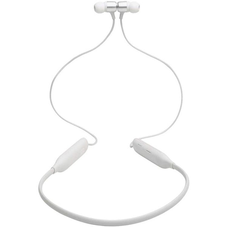 JBL Live 220BT Refurbished In-Ear Neckband Wireless Headphones with Voice Control, 10-hours Battery Life, 4-button Remote with Microphone - White