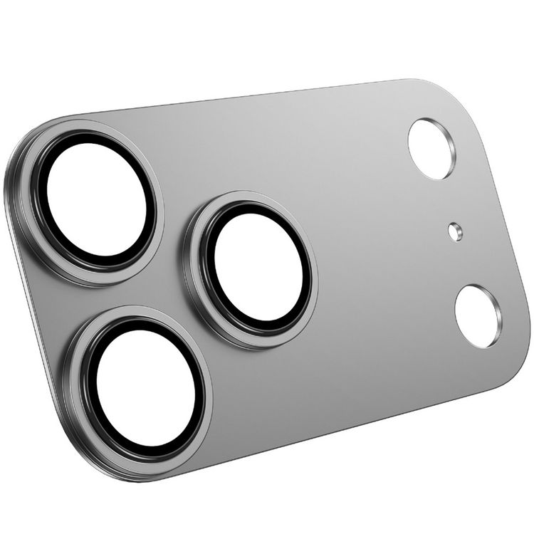 Green Lion Camera Lens Pro for iPhone 17 Pro, HD Clarity, Anti-Scratch, Anti-Fingerprint, Nano Absorption, Aluminum Lenses, Innovative Design, Easy Installation - Silver Titanium